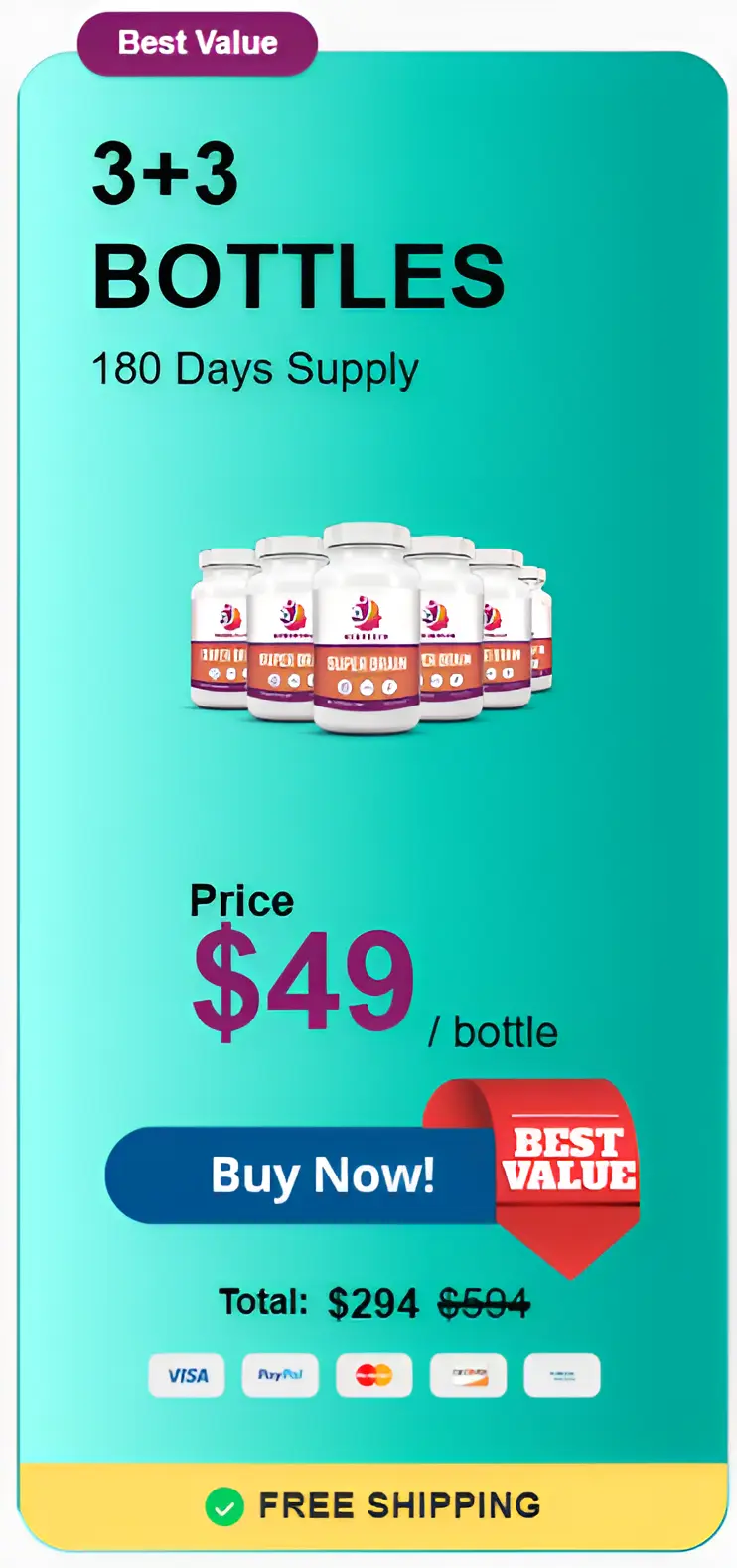 NeuroXen  6 bottle pricing